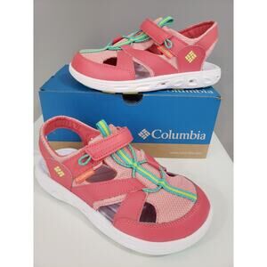 NEW Columbia Youth Techsun Sandal Strap Hook & Loop Toe Hiking Walking BIG KID 5